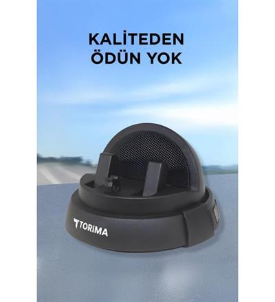 Torima JX-059 Siyah 360 Derece Dönebilen Numaratörlü Güçlü Araç İçi Telefon Tutucu