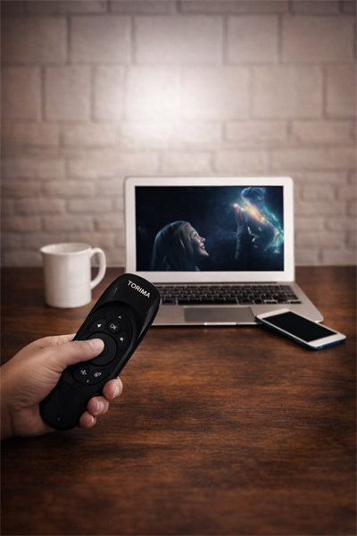 Torima K-02 Android Akıllı Tv İçin 2.4g Uzaktan Kumandalı Mini Klavyesi