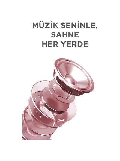 Torima KIDMIC-04 Bluetooth Hoparlör Rgb Işıklı Mikrofonlu Karaoke Sevimli Kedi Figürlü Speaker Pembe
