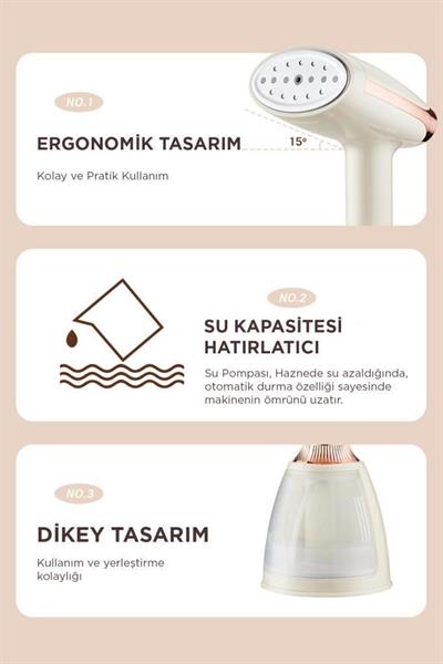 Torima KY-003  El Tipi Giyisi Buharlayıcı Beyaz