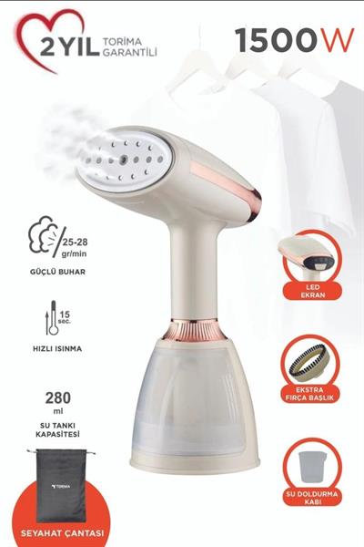 Torima KY-003  El Tipi Giyisi Buharlayıcı Beyaz