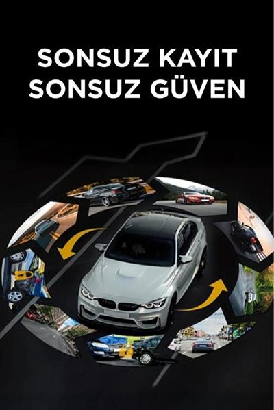 Torima TA-09 Siyah Ön ve İç Kameralı 1080P Gece Görüşlü Geri Görüş Araç Kamerası