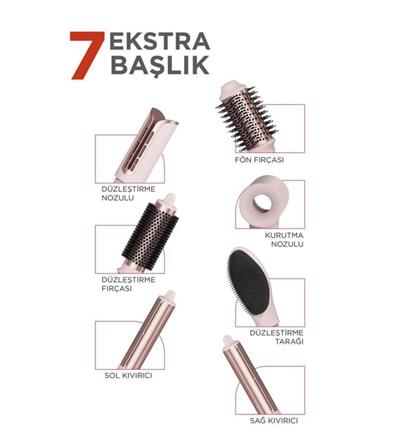 TORIMA THD-01 PINK 7IN1  MULTI STYLER AIRWRAP