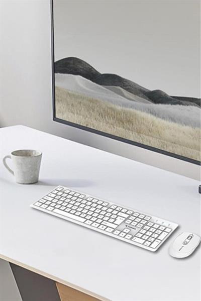 Torima TMK-01 Beyaz Kablosuz Q Klavye Ve Mouse Seti 