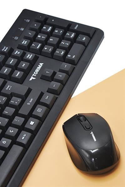 Torima TMK-01 Siyah Kablosuz Q Klavye Ve Mouse Seti 