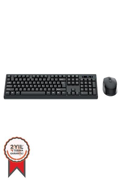 Torima TMK-01 Siyah Kablosuz Q Klavye Ve Mouse Seti 