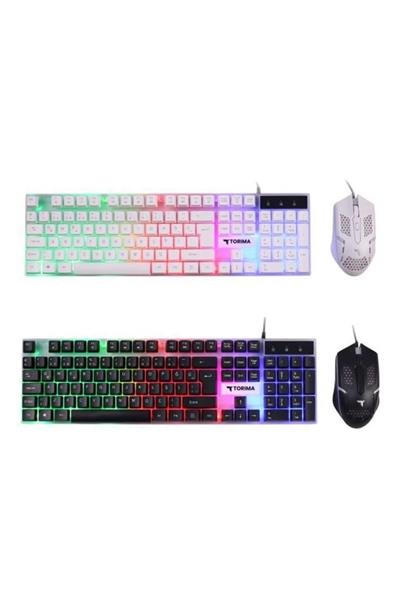 Torima TMK-03 Gaming Rgb Işıklı Kablolu Q Klavye Ve Mouse Seti 