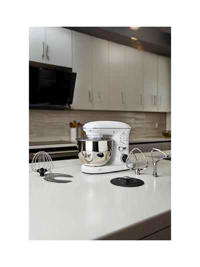 Torima TMK-1400DT Beyaz Stand Mikser , Hamur Yoğurma Makinesi , Mutfak Şefi 1400W