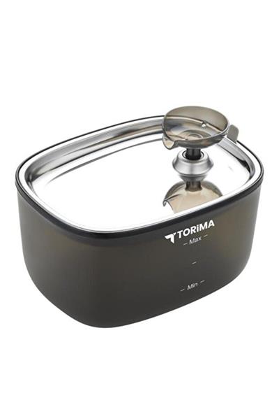 Torima Tpd-01 Siyah Otomatik Filtreli Kedi Köpek Su Pınarı Su Çeşmesi Ultra Sessiz Su Şelalesi