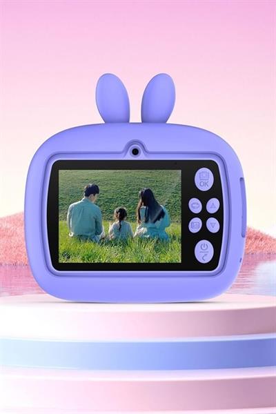 Torima TRM-CMR18 Mavi Dijital Video Fotoğraf Çocuk Kamerası Anlık Termal Resim Kağıt Baskılı Yazıcı