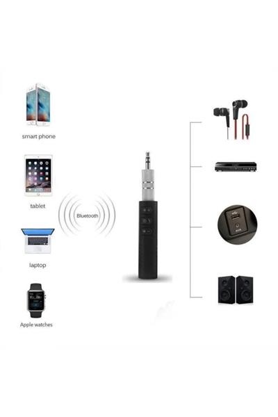 Torima TS-03 Siyah Bluetooth Aux Araç Kiti Samsung Htc Lg Huawei Iphone Mp3 Çalar