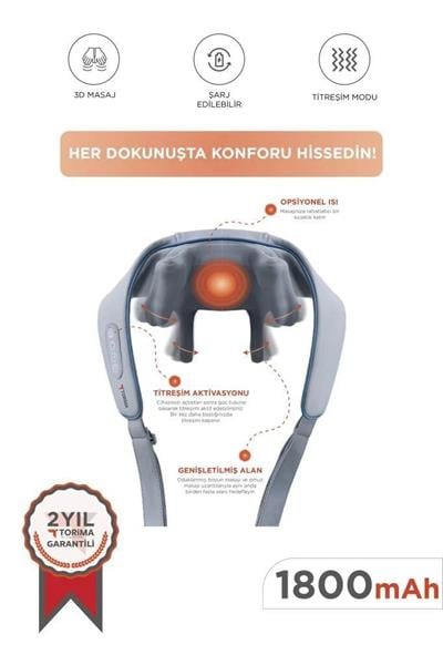 Torima VNB-01 Şarjlı Boyun&Sırt Masj Aleti