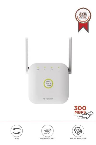 Torima WR-25 Wifi Sinyal Yakınlaştırıcı Güçlendirici Router 300Mbps