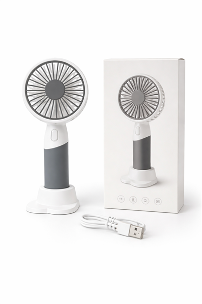 USB Bağlantılı Sessiz Mini Masaüstü Fan – Taşınabilir ve Şık Tasarım