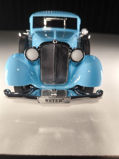 WS-1934 Nostaljik Araba Görünümlü Bluetooth,Hafıza Kartı,Usb Bellek,Aux Ve Radyo Destekli Hoparlör (TURKUAZ)