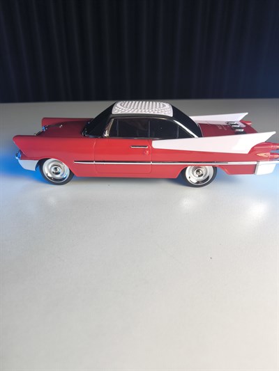 WS-1965 Nostaljik Araba Görünümlü Bluetooth,Hafıza Kartı,Usb Bellek,Aux Ve Radyo Destekli Hoparlör (Kırmızı)