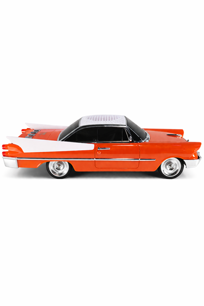 WS-1965 Nostaljik Araba Görünümlü Bluetooth,Hafıza Kartı,Usb Bellek,Aux Ve Radyo Destekli Hoparlör (Orange)