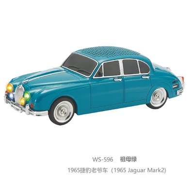 WS-596 Nostaljik Araba Görünümlü Bluetooth,Hafıza Kartı,Usb Bellek,Aux Ve Radyo Destekli Hoparlör