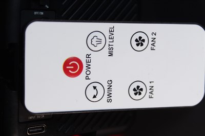 Yeni Nesil 600ml Işıklı Mini Klima Fan | 3 Spreyli Buharlı Soğutucu Vantilatör (FAN-18)