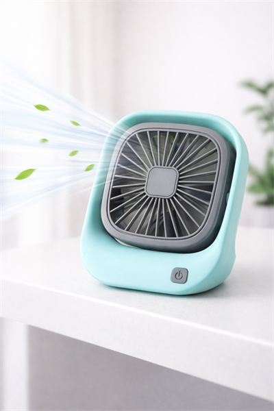 YK Desıgn ZB083 Masa Üstü Mini Fan – Sessiz Çalışma, Kompakt ve Taşınabilir Tasarım