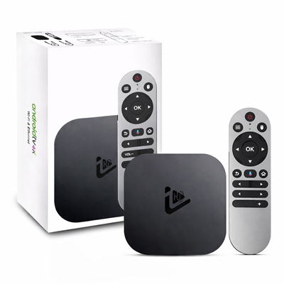 Zoku 4K Android TV Box Akıllı TV Kutusu Sesli Kumandalı WiFi Medya Oynatıcı