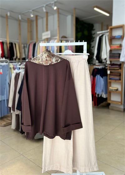 DİKİŞ DETAYLI SWEAT