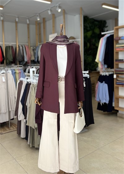 ŞAL YAKA BLAZER CEKET