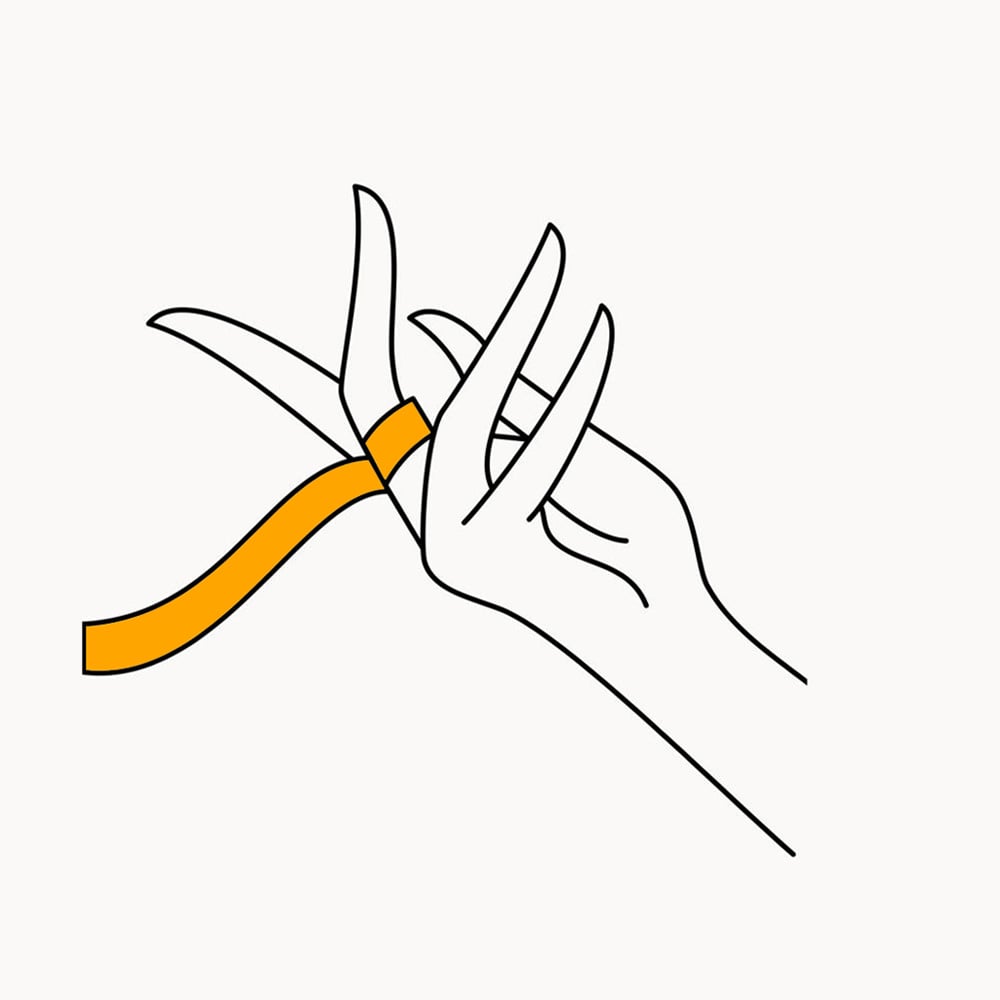 Yüzük parmak çevresi ölçümü