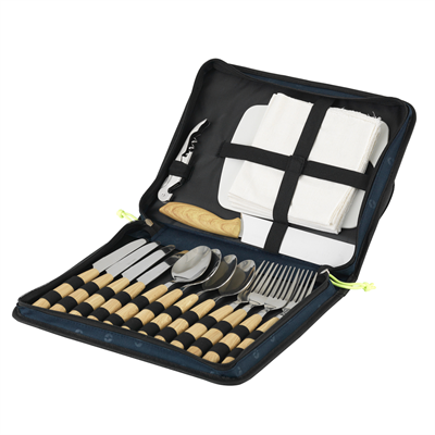 Outwell Morella Picnic Cutlery Set Premium Kamp & Piknik Çatal Bıçak Takımı