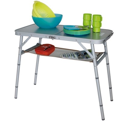 Eurotrail St. Remy Katlanır Kamp Masası 80x40 cm | Ayarlanabilir Alüminyum Kamp Masası