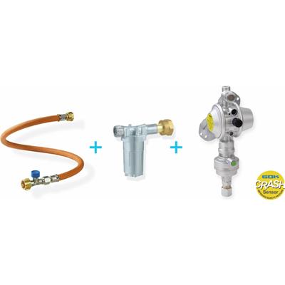 GOK Gaz Regülatör Seti (Hortum + Filtre + Regülatör)