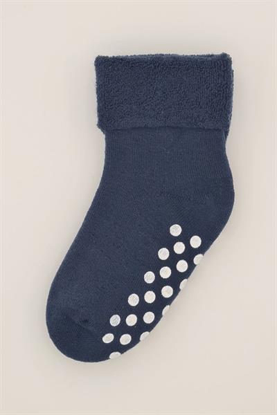 3-4 Yaş 3 Çift Havlu Pamuklu Kaydırmaz Taban Kışlık Erkek Çocuk Ve Bebek Soket Çorap