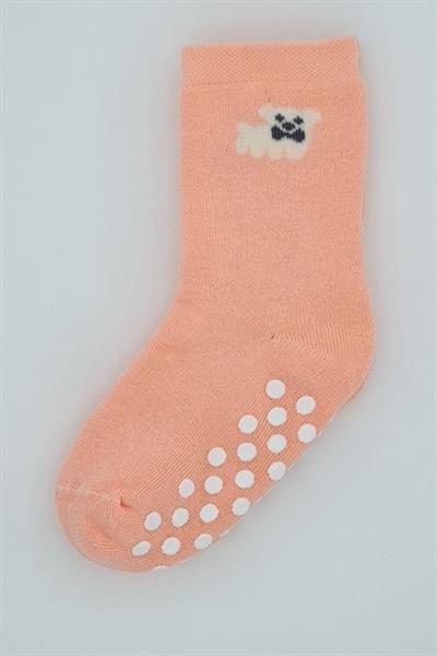 3 Çift Havlu Pamuklu Kaydırmaz Taban  Kışlık Kız Çocuk Ve Bebek Soket Çorap