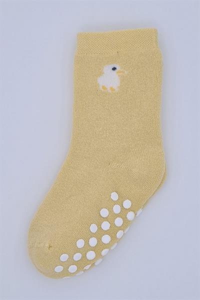 3 Çift Havlu Pamuklu Kaydırmaz Taban  Kışlık Kız Çocuk Ve Bebek Soket Çorap