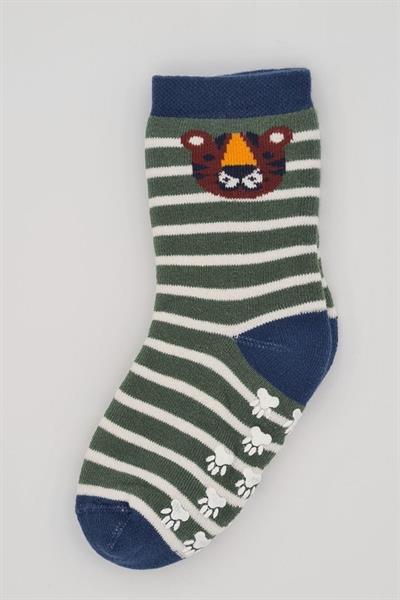 3 Çift Havlu Pamuklu Kaydırmaz Taban  Kışlık Erkek Çocuk Ve Bebek Soket Çorap