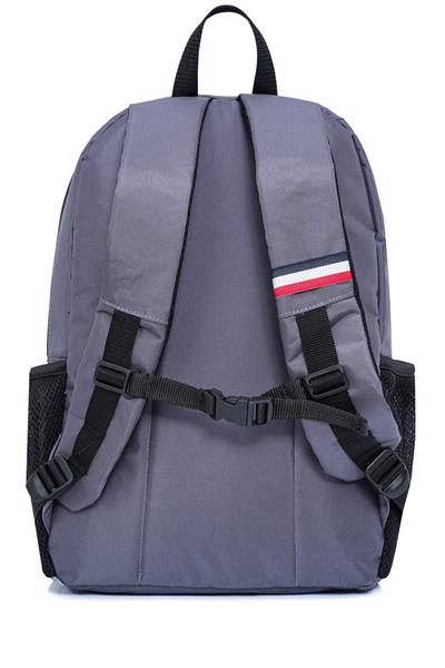 Cambridge Polo Club Unisex Şık Çok Gözlü Günlük Sırt Çantası - Okul Çantası Gri