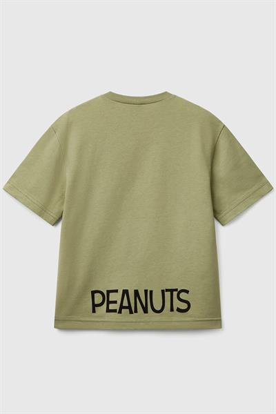 United Colors of Benetton Erkek Çocuk Tshirt Haki 3X1SC10NI