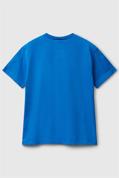 United Colors of Benetton Erkek Çocuk Tshirt Mavi 3JERC10PE