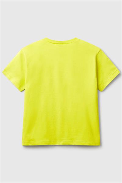 United Colors of Benetton Erkek Çocuk Tshirt Sarı 3JERC10PE