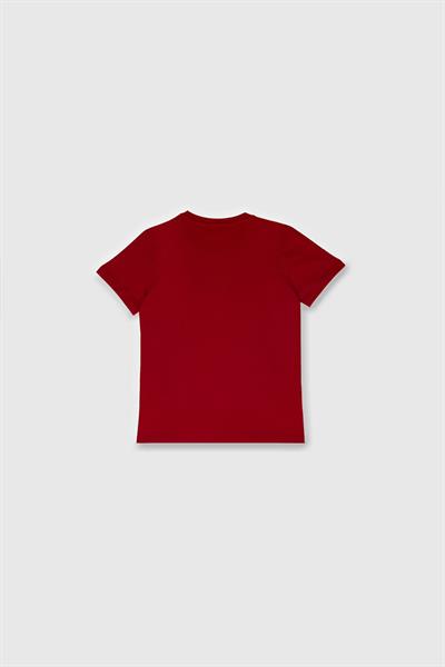 United Colors of Benetton Erkek Çocuk T shirt Kırmızı BNT-B21847