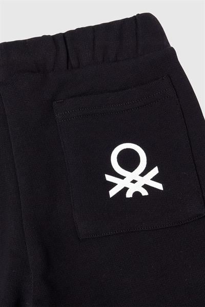 United Colors of Benetton Erkek Çocuk Eşofman Altı Siyah 3J70GF010 