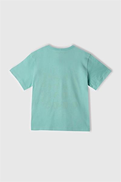 United Colors of Benetton Erkek Çocuk Smile T shirt Turkuaz 3I1XG10IH