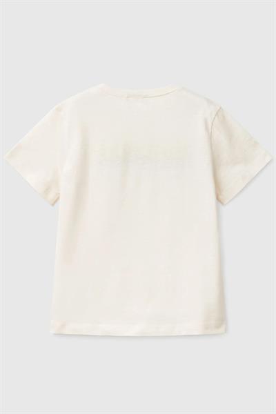 United Colors of Benetton Erkek Çocuk T shirt Beyaz 3I1XG10HT