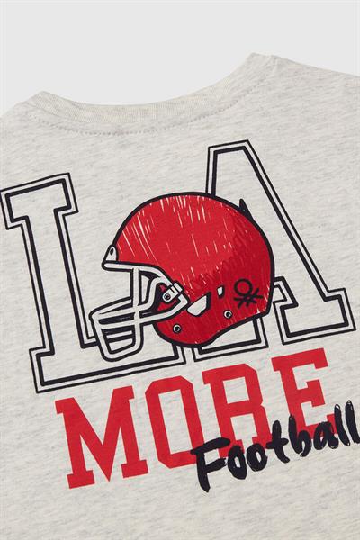 United Colors of Benetton Erkek Çocuk T shirt Gri 3I1XG10IJ