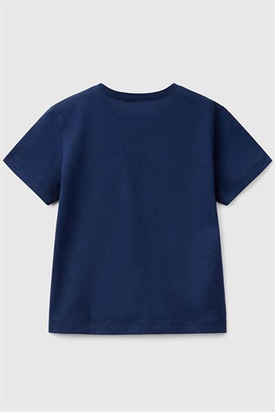 United Colors of Benetton Erkek Çocuk T shirt Lacivert 3I1XG10HT