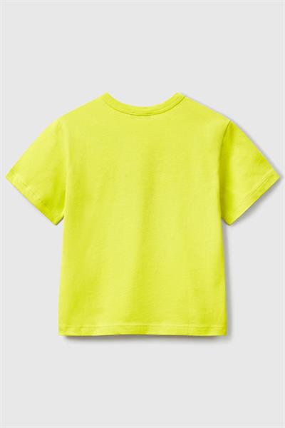 United Colors of Benetton Erkek Çocuk Tshirt Sarı 3JERG10JQ