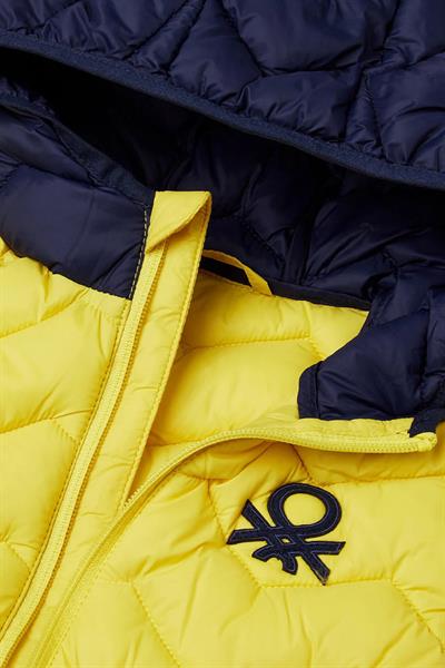 United Colors of Benetton Erkek Çocuk Yelek Sarı 2TWDGJ00G 