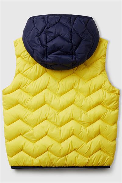 United Colors of Benetton Erkek Çocuk Yelek Sarı 2TWDGJ00G 