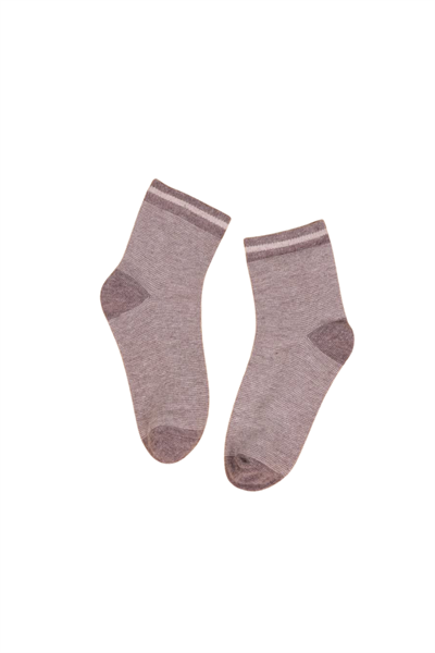 Erkek Çocuk Çorap Soket 4 Çift Siyah-Lacivert-Kahve-Yeşil