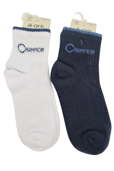 Erkek Çocuk Çorap Soket 6 Çift Siyah-Lacivert-Gri-Beyaz-Kahve-Mavi